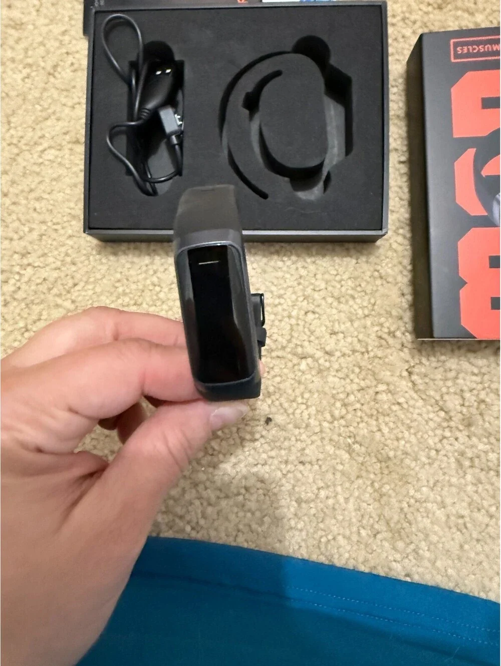 Lumen Metabolism Tracker and Mad Muscle Google Fit band